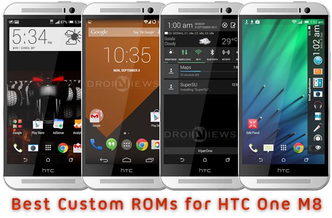 Best Custom ROMs for HTC One M8