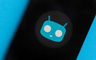 CyanogenMod 7.2 ROM - Blue CyanogenMod Icon In Black Background - Droid Views