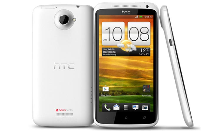 HTC One X - HTC One X Front And Back View In White - Droid Views