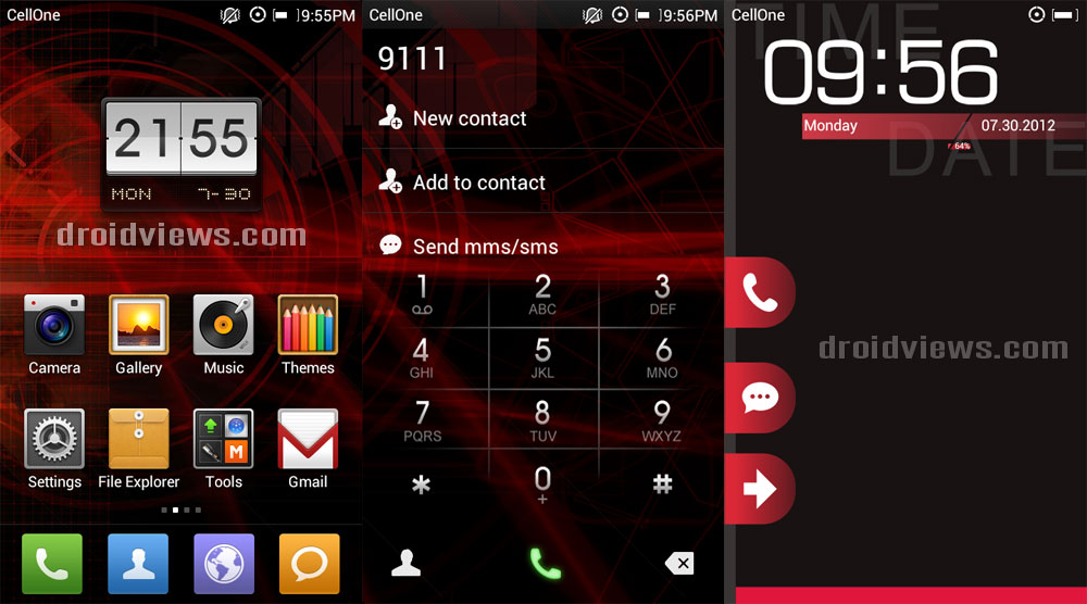 Red Black 2.1 - Red And Black Theme For MIUI V4 - Droid Views