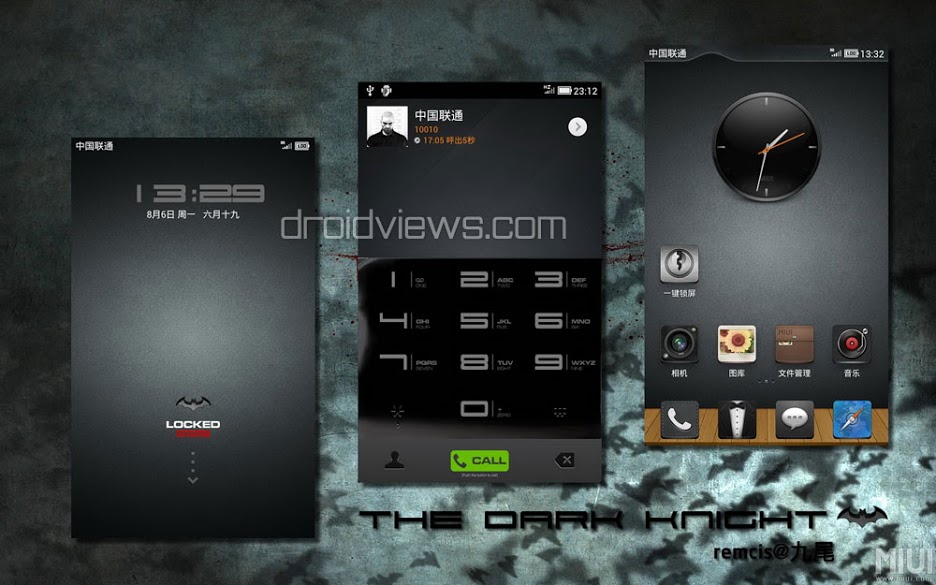 The Dark Knight HD Theme - The Dark Knight HD Theme For MIUI V4 - Droid Views