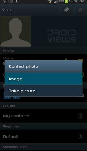 Adding Photo to Contacts