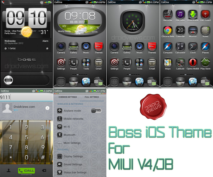 Boss iOS Theme - Dark Boss iOS Theme for MIUI V4/JB - Droid Views