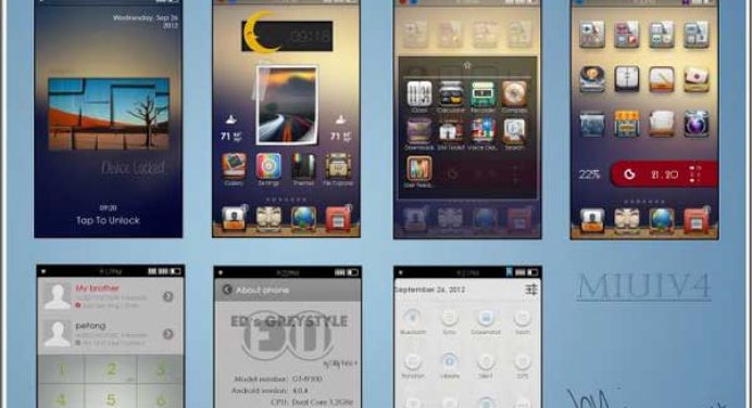 Theme for MIUI V4 - ED's Grey Style Theme For MIUI V4 - Droid Views