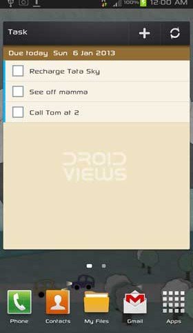 To-Do List on Galaxy S3