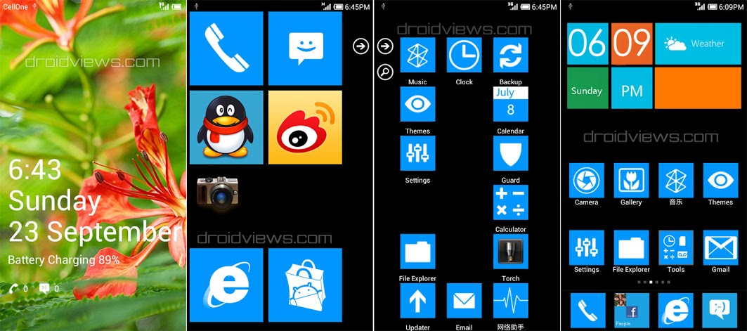 Theme for MIUI V4 - WP7 Metro Theme for MIUI V4 - Droid Views