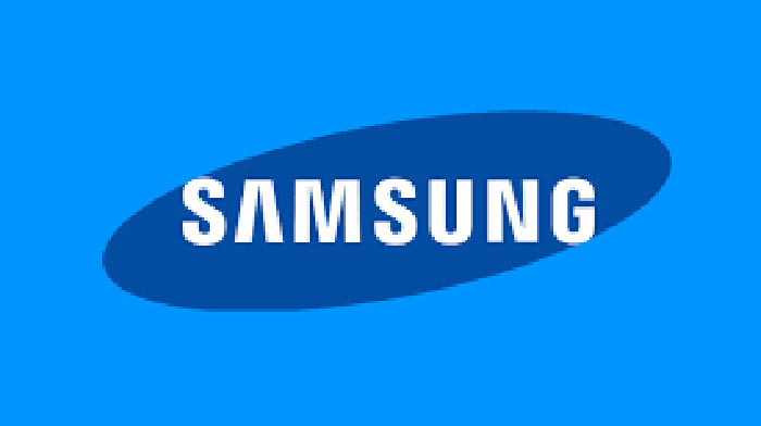 Samsung Logo - Samsung Logo In Blue Background - Droid Views