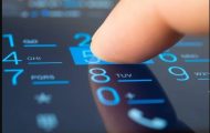 10 Digit Phone Numbers In India - Finger Pressing Numbers On Touchscreen Keypad - Droid Views