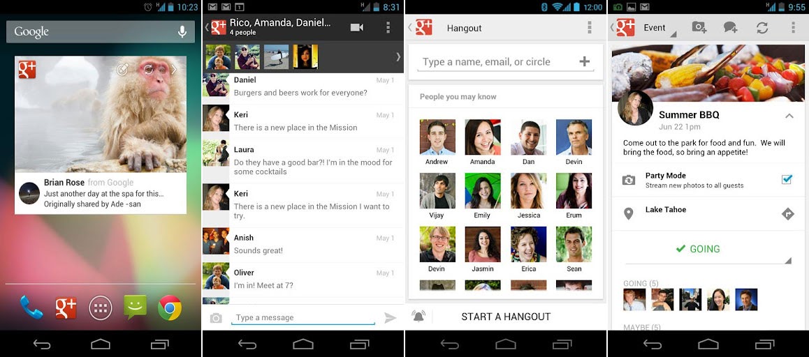 Google+ App Version 3.2 Update - Google+ App Version 3.2 Update For Pages - Droid Views