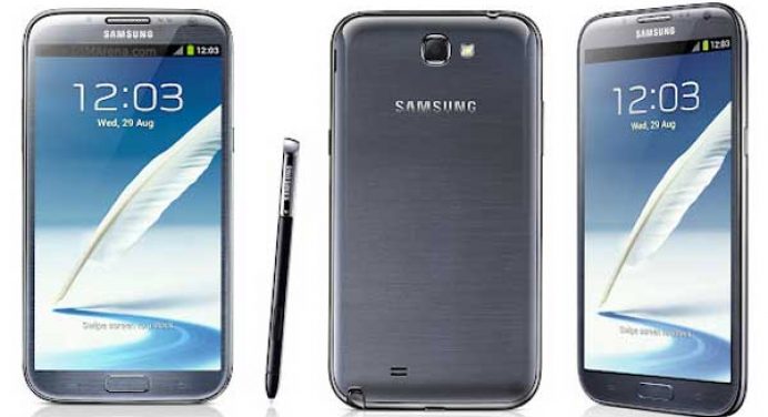 Samsung Galaxy Note 2 - Samsung Galaxy Note 2 Front Back Slant Angle - Droid Views