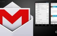 Gmail 4.2 Update Accompanies Some New Enhancements - Logo Of Gmail 4.2 With Screenshots Of Features - Droid Views