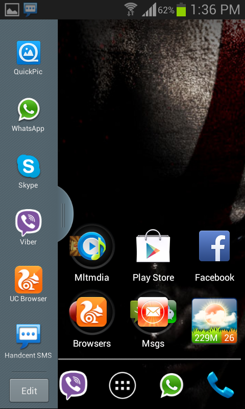 Embellish your Samsung Galaxy S2 - Screenshot Of Multi Window And Ripple Lockscreen - Droid Views