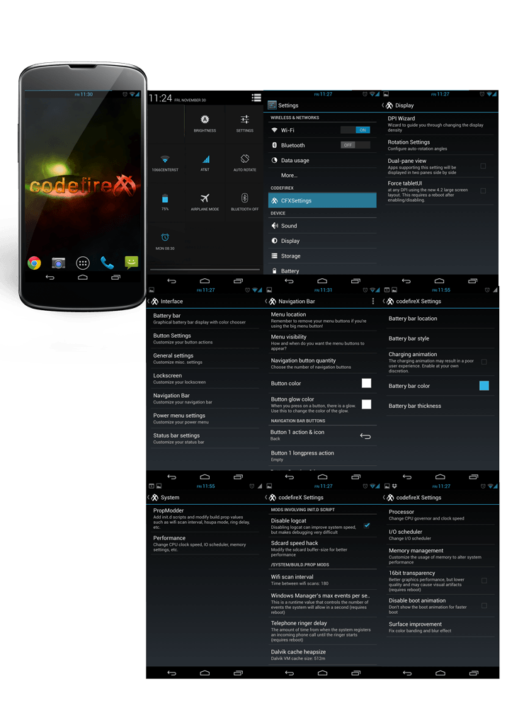 Install Jelly Bean 4.2.2 on HTC Desire HD: CodefireX ROM - Screenshots On How To Install Jellby Bean 4.2.2 On HTC Desire HD - Droid Views