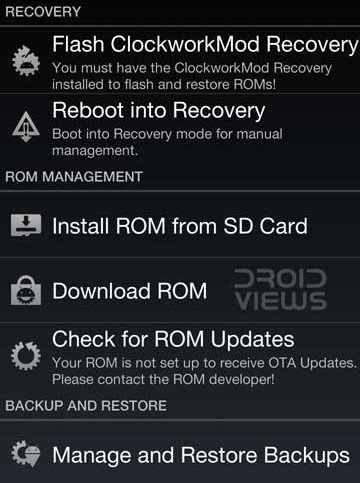 Boot in Recovery Mode Without Using Hard Keys - Screenshot Of Rebooting Into Recovery Without Using Hard Keys - Droid Views