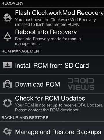 Boot in Recovery Mode Without Using Hard Keys - Screenshot Of Rebooting Into Recovery Without Using Hard Keys - Droid Views