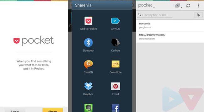 pocket bookmark android