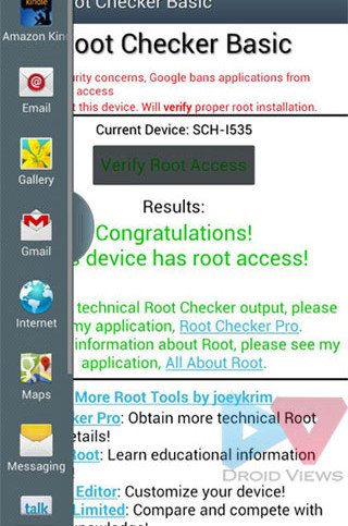 verizon s3 root checker verification