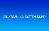 JellyBean 4.3 Leaked System Dump