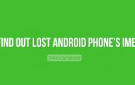 find lost phone's imei number