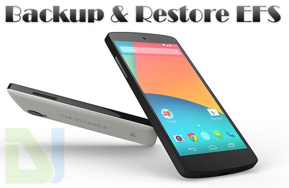 Restore EFS Data on Nexus 5