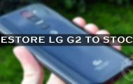 Restore LG G2 to Stock