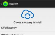 recover x install twrp