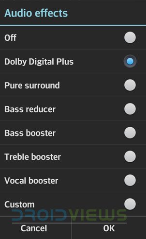 LG G Flex Dolby Equalizer