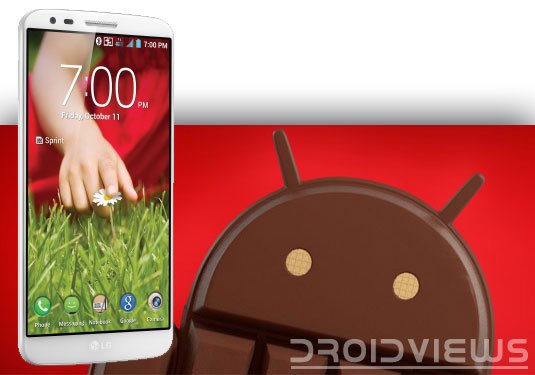 Rooted KitKat ROM for LG G2
