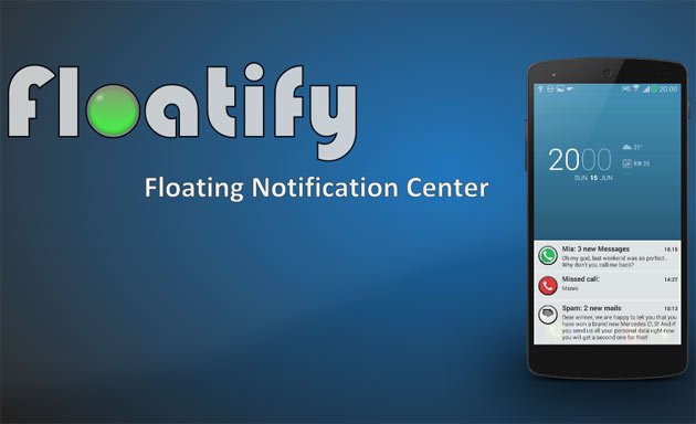 floatify notification app