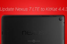 Update Nexus 7 LTE to KitKat 4.4.3