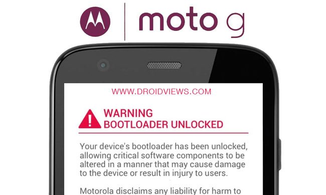 Bootloader Warning on Moto G
