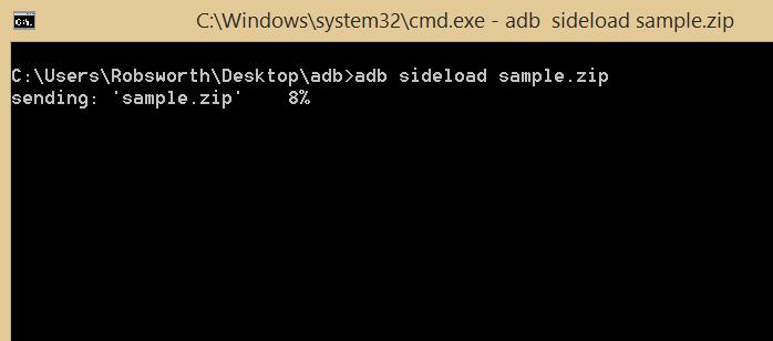 ADB Sideload - Sideload ROM and Mod Zip