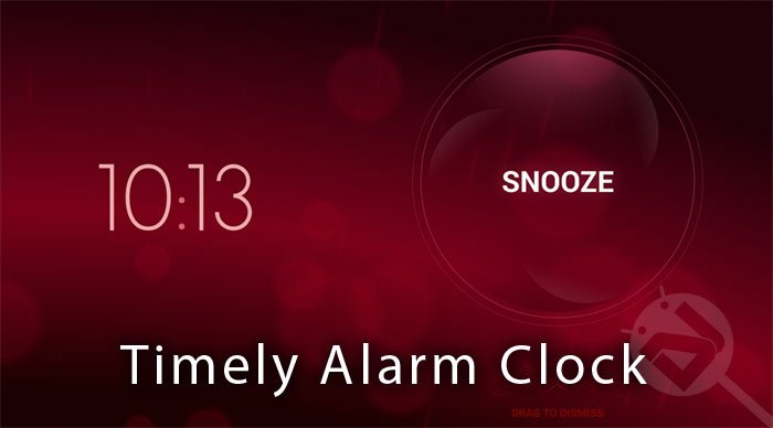 A Gorgeous Alarm Clock App For Android, Timely Alarm Clock