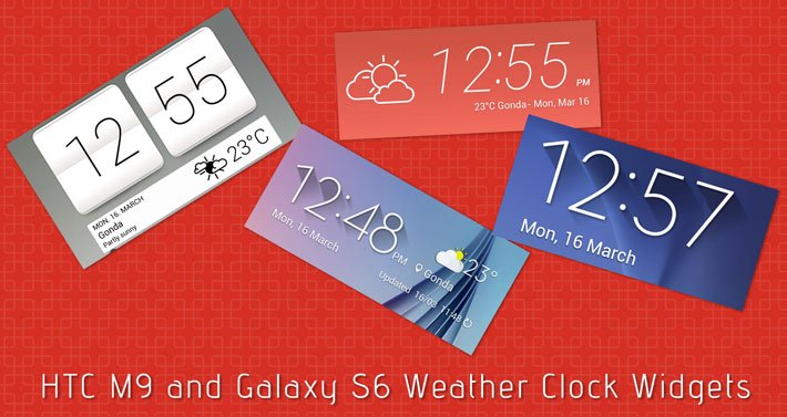 Galaxy S6 Weather Widgets