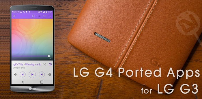 LG G4 Ported Apps