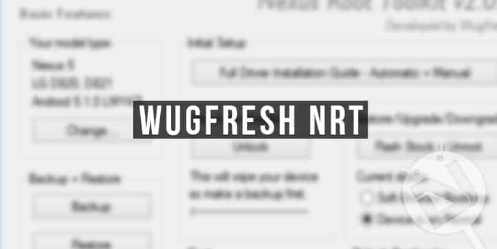 WugFresh NRT Tool