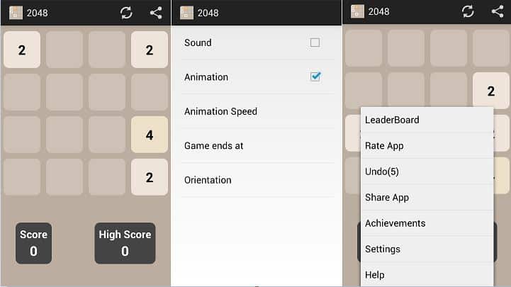 2048 10 mb games android