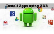 Install Apps on your Smartphone using ADB.