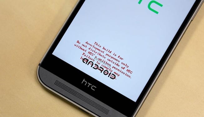 Red Text from Sprint HTC One M9