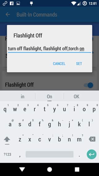 commandr flashlight command