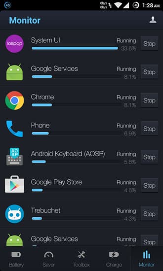 battery usage monitor