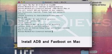need to install adb installer v1.4.3 for macbook a1181