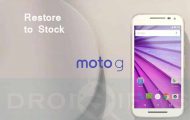 Restore Moto G 2015 to Stock