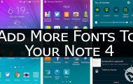 Custom Fonts on Galaxy Note 4