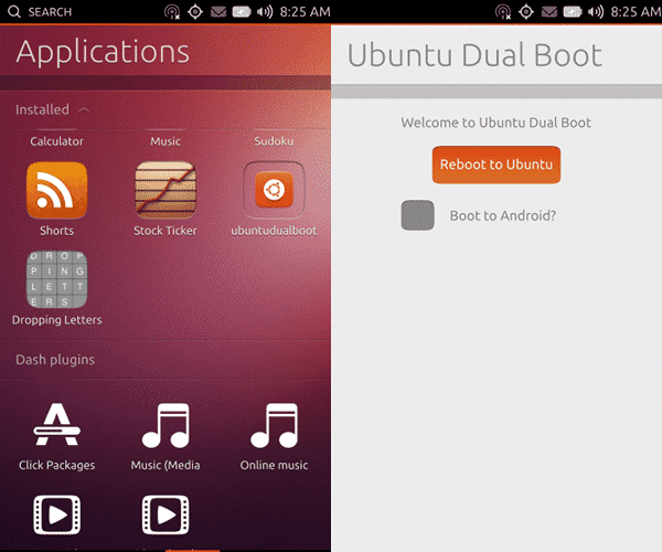 Touch ubuntu