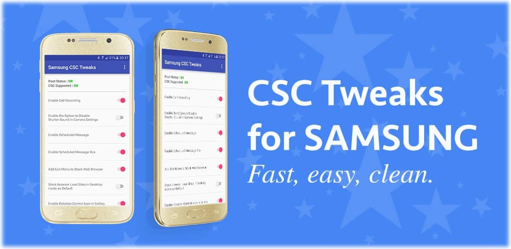 CSC tweaks for Samsung