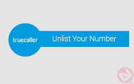 unlist your number truecaller