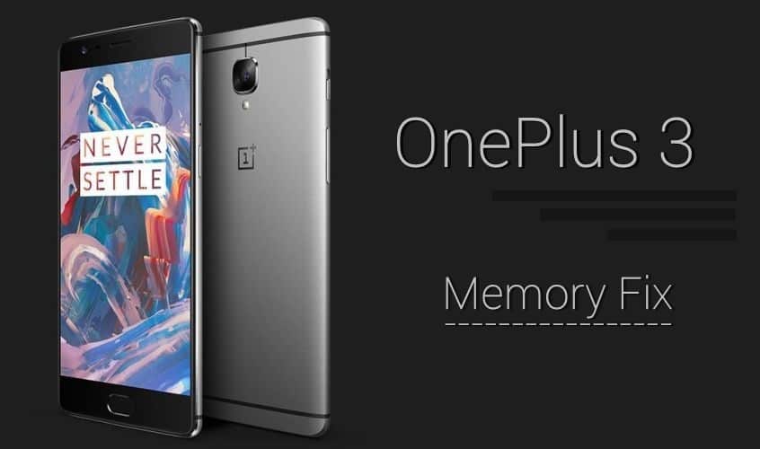 oneplus 3's memory management fix