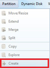 Create Partition