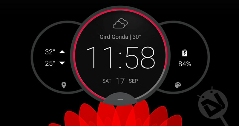 Install Moto G4 Plus Clock Widget on Marshmallow running devices